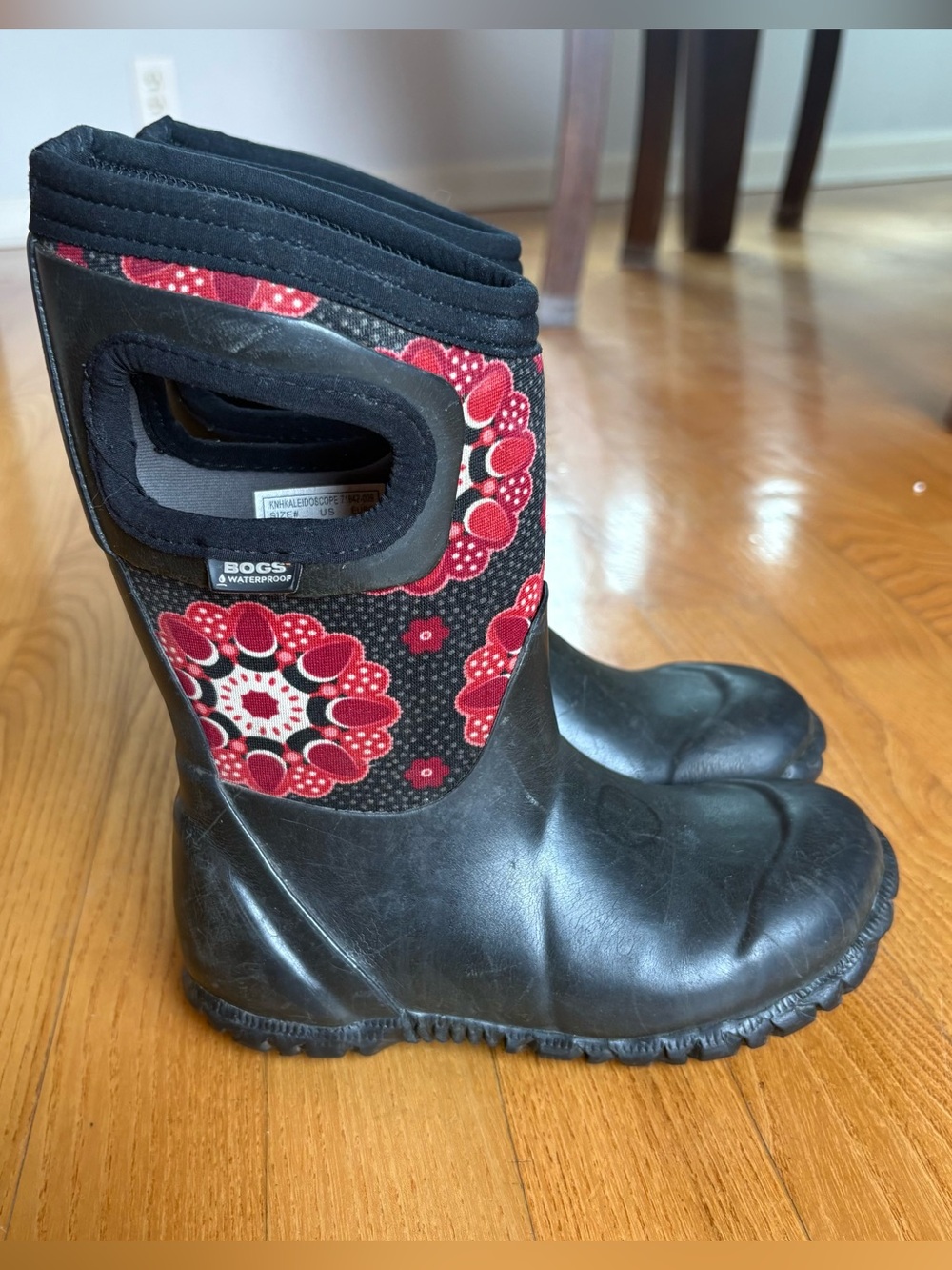 Bogs Snow boots North Hampton Kaleidoscope Floral Winter Toddler Girls Size 9